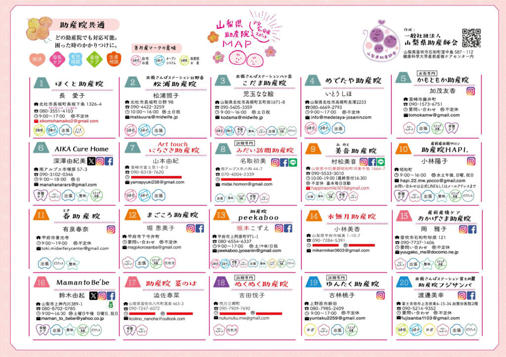 助産所マップ 2